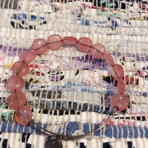 ALEX AND ANI beaded pink bracelet